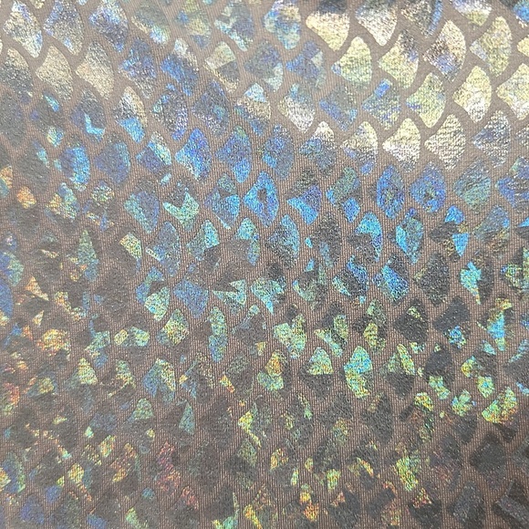 Emily HSU Pink Mini Fish Scales Ladies Size Small Leggings - Picture 5 of 5